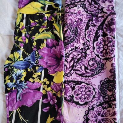 Lularoe Leggings OS one Size Womens Active Wear Casual Stretch Pants Reg 2 - 12